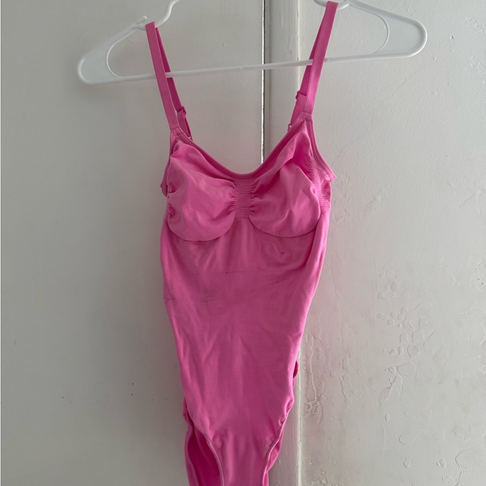 SKIMS Pink Bodysuit